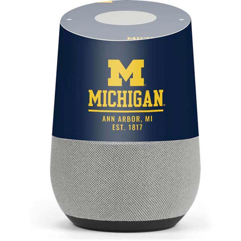 University of Michigan Ann Arbor Est 1817 Google Home Skin